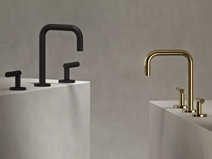 LOFT - 3 hole washbasin tap with flow limiter _ The Watermark Collection